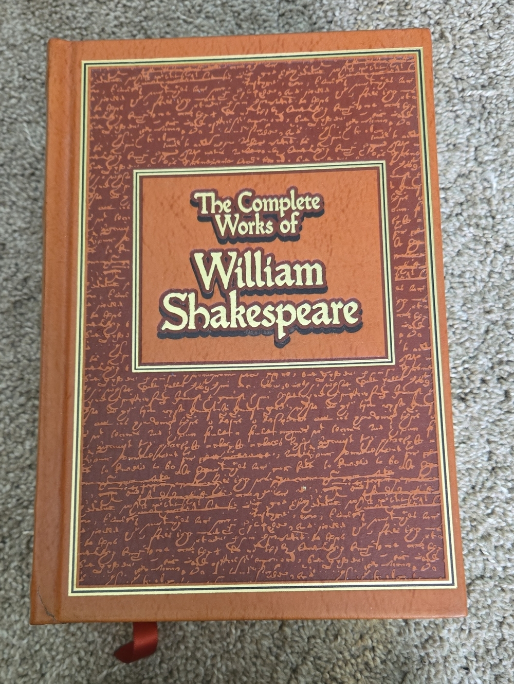 William Shakespeare Complete Works - Brown Hardcover